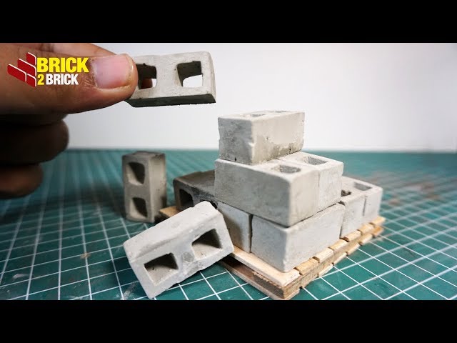 How To Make Mini Cinder Block From Scratch - Part 3