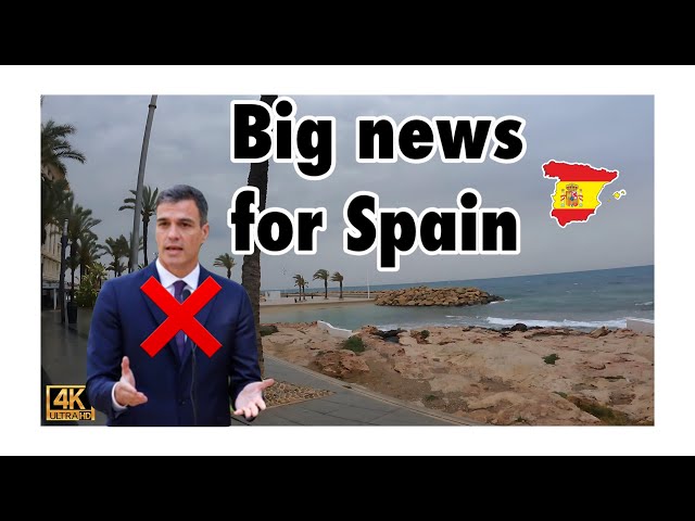 Spanish news today 😮torrevieja vlog(pedro sanchez )torrevieja costa Blanca Spain