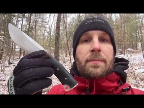 Winter Hike With Justifier Knives: Valor Bush Knife - Survival | Bushcraft | Camping