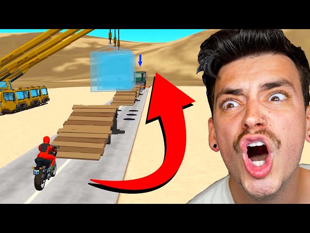 Crashing My Motorcycle A MILLION TIMES! (Obstacle Race: Destroying Simulator)