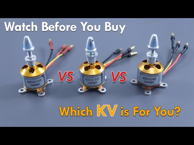 KV Comparison of Cheap & Popular A2212 Brushless Motors. Which KV For your Airplane.