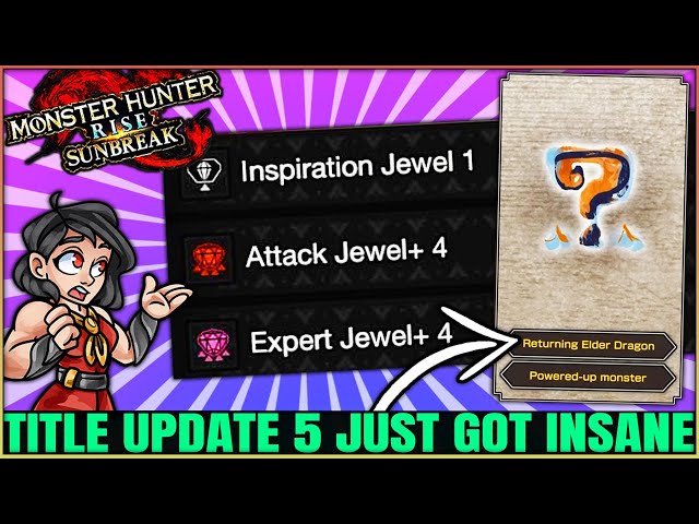 New Title Update 5 Reveal - New Frontier Skill & MANY New Monsters!? Monster Hunter Rise Sunbreak!