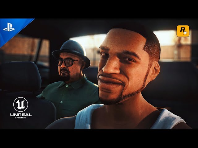 GTA San Andreas Remake - Big Smoke's Order Scene | Unreal Engine 5 Concept