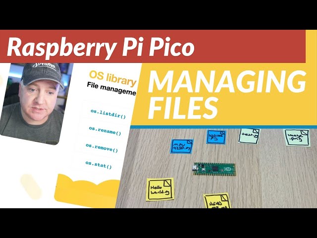 Managing files on the Pico with MicroPython