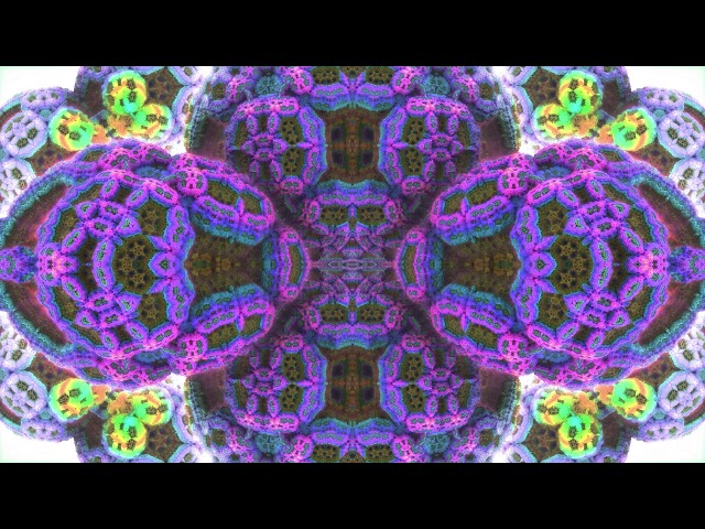 Psychedelic Fractal Therapy - Deep Neural Relaxation - 432hz - [4K]