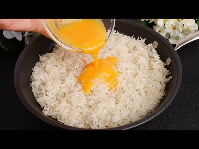 Do you have rice and eggs at home? 😋 quick, easy and very tasty recipe that i can make every week!