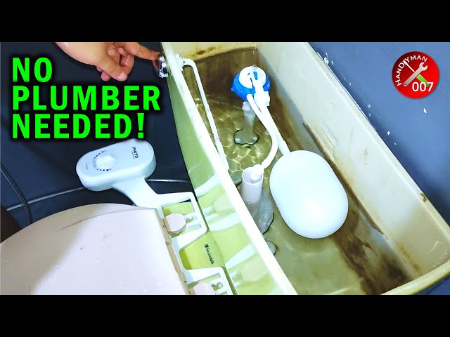 How to Replace Every Toilet Tank Fittings, Step by Step