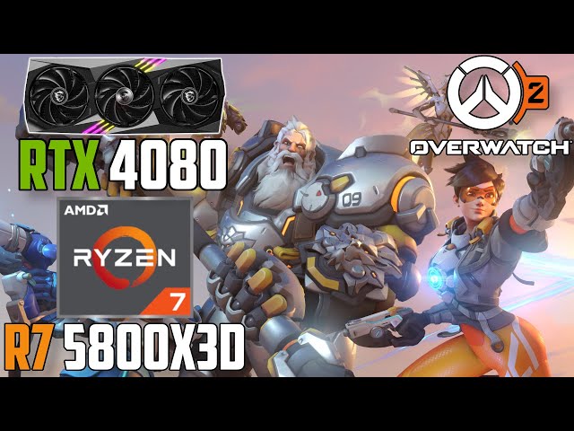 Overwatch 2 : RTX 4080 + Ryzen 7 5800X3D | 4K - 1440p - 1080p | High & Low Settings