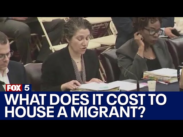 How much does it cost to house a migrant in NYC?