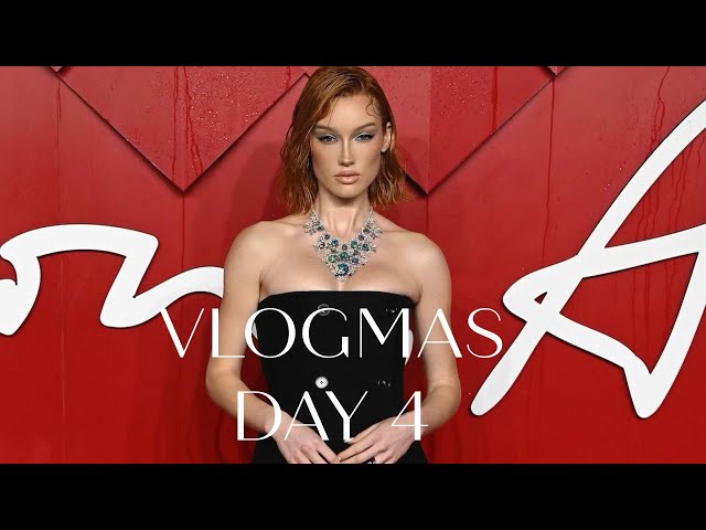 vlogmas day 4! - I went to the British fashion awards in London