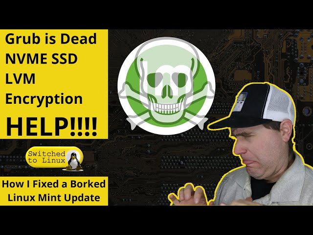 Fixing SSD, Encrypted, Dead Grub, Failed Kernel | Linux Mint Update FAILED!
