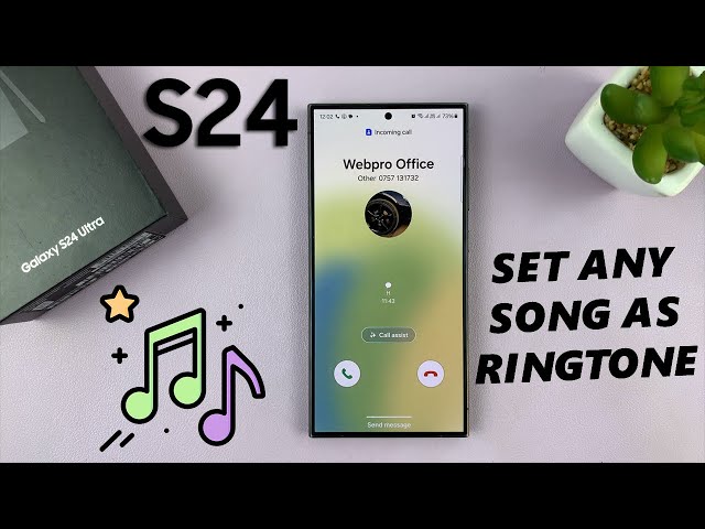 How To Set ANY Song as Ringtone On Samsung Galaxy S24 / S24 Ultra