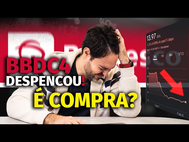 BBDC4 BARATO: Oportunidade de compra ou furada? Análise de ações dos principais Bancos Brasileiros