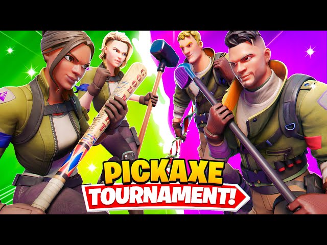 I Hosted a PICKAXE ONLY Tournament for $100 in Fortnite... (I FINALLY WON!)