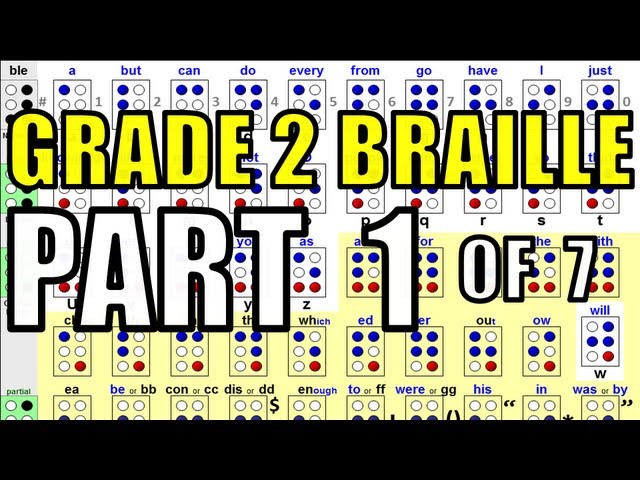 Grade 2 Braille [1/7] - How to Memorize 50 of the 64 Braille Cells