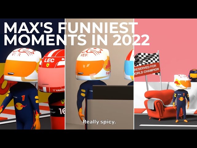 Max Verstappen Funny Moments (2022 Season Remix) | Formula 1 Animated Comedy