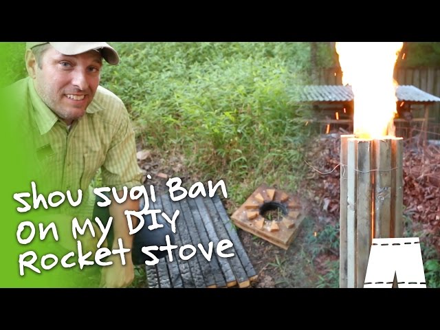 How To Do Shou Sugi Ban On A Rocket Stove