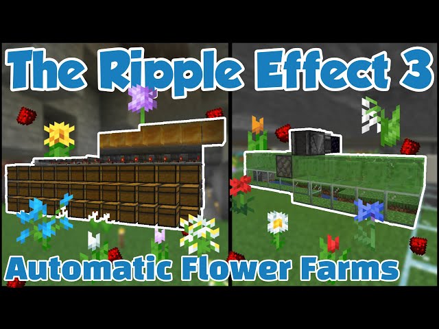 Building easy flower farms | Ripple Effect SMP | Episode 3 | Minecraft 1.16