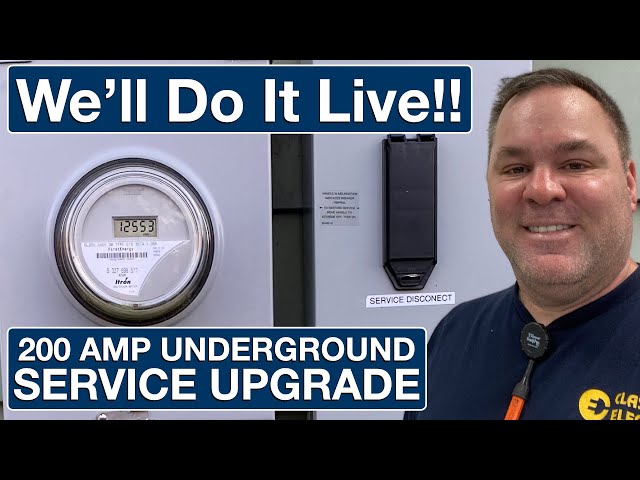 YouTube Subscriber in Toms River Gets a 200A Service Upgrade | Underground Electrical Service in 4k