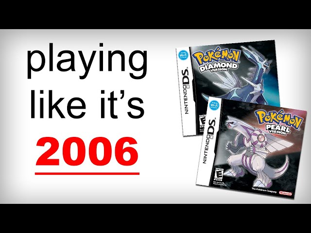 Beating Pokemon Diamond & Pearl Like It's 2006...