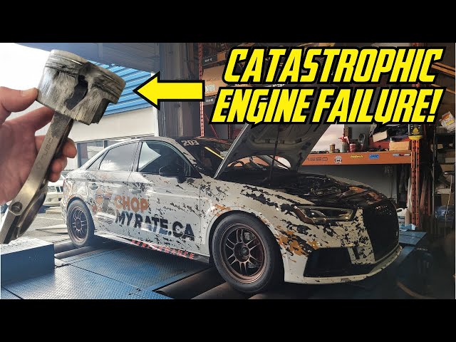 MY BUILT MOTOR RS3 BLEW UP ON THE DYNO!!!