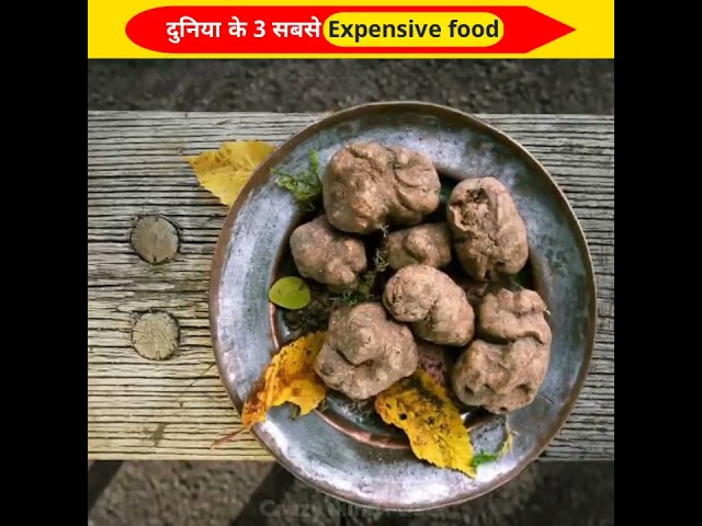दुनिया के 3 सबसे 🤯 Expensive food | Most Expensive food in the world | Crazy Mind Factz #shorts