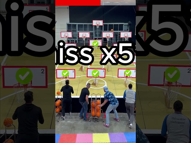 Do 4 People Stand a Chance at the Giant Basketball Arcade? #TeamEdge #basketball #arcade