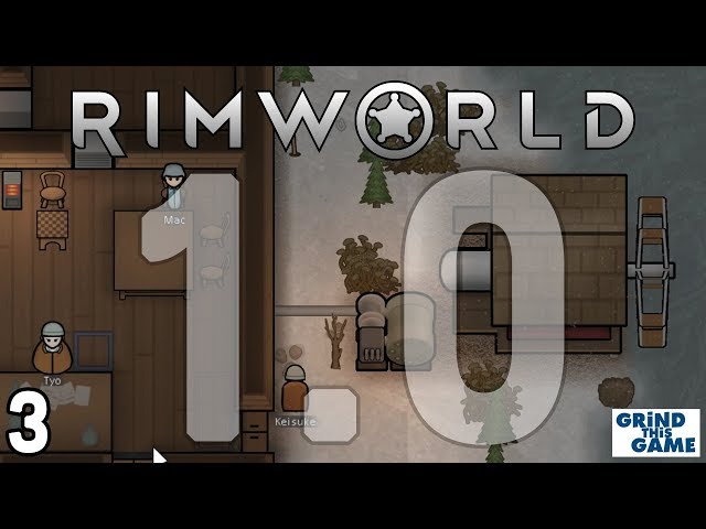 Rimworld 1.0 - Watermill Generator #3 - New Boreal Forest Base [4k]