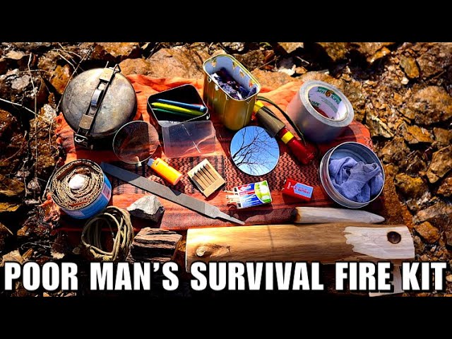 Poor Man's Wilderness Survival Fire Kit!