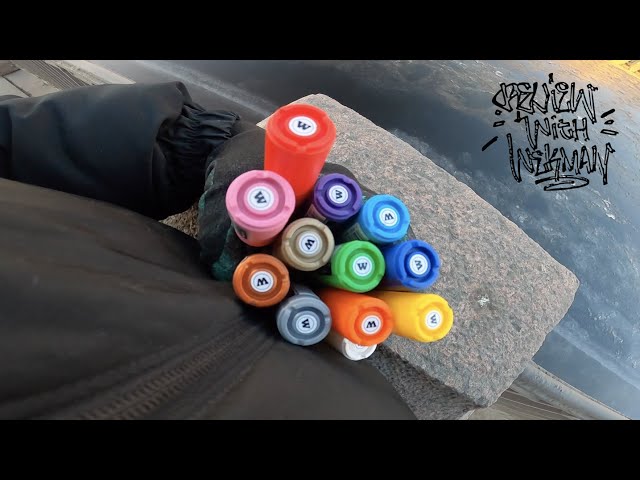 graffiti review with Wekman Molotow Permanent paint 320PP
