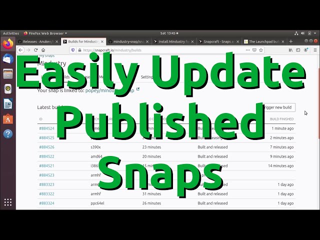 Easily Update Published Snaps