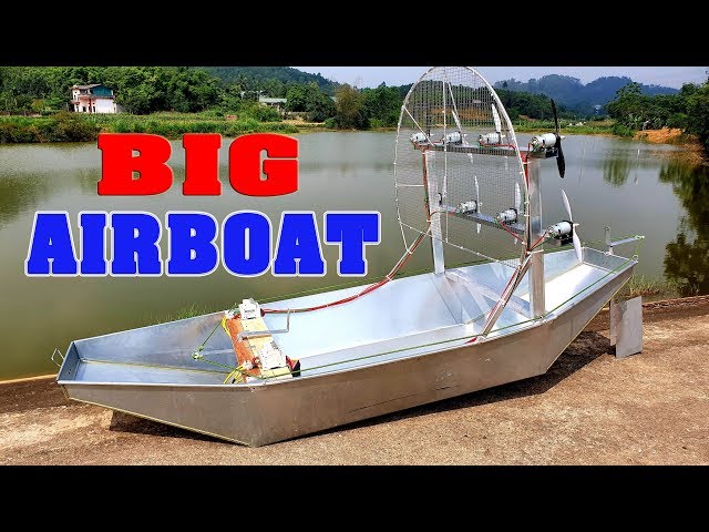 How to make a Big Airboat Using v8 775 Motor