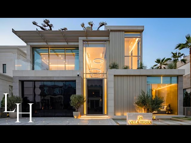 Inside a $22,000,000 Beachfront Villa on The Palm, Dubai with Spectacular Infinity Pool