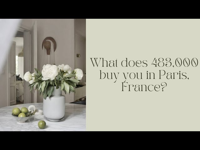 What does 483,000 buy you in Paris, France? | Full Apartment Tour | 57 square meters