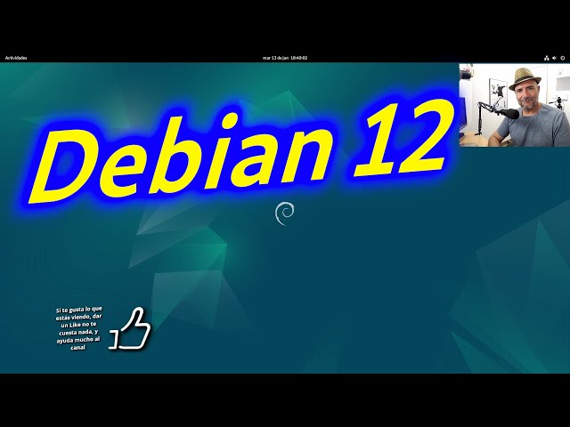 Así se instala y así es, Debian 12 Bookworm. Con un poema dedicado a el, incluido ;)