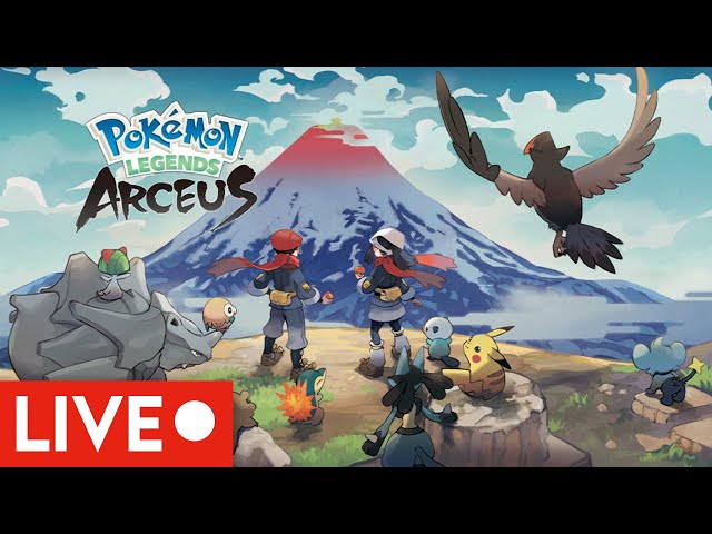 Playing Pokémon Legends: Arceus!