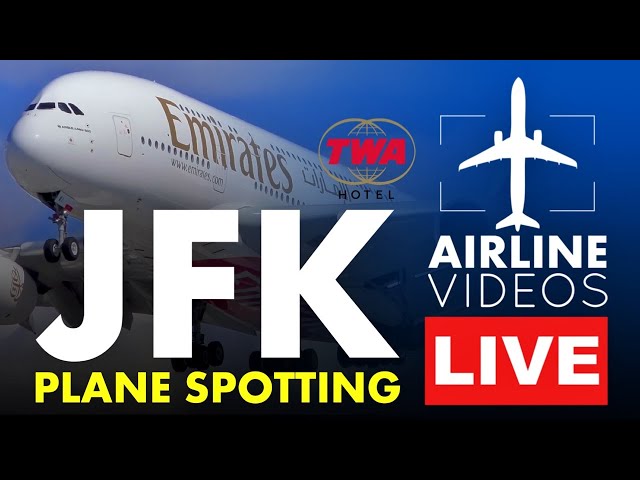 🔴LIVE JFK PLANE SPOTTING: Watch Arrivals and Departures LIVE!