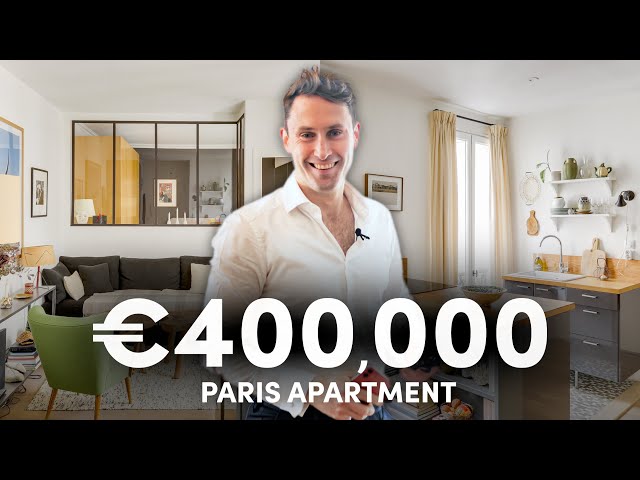 TOURING a RENOVATED ONE BEDROOM apartment in the heart of PARIS | PROPERTY TOUR