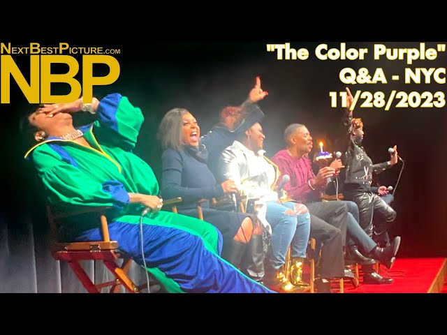 "The Color Purple" Q&A in NYC (11/28/2023)