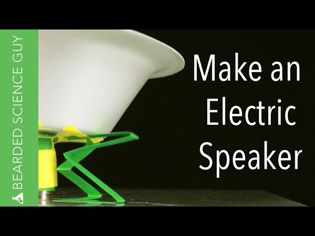 How to Make a Simple Speaker (Physics)
