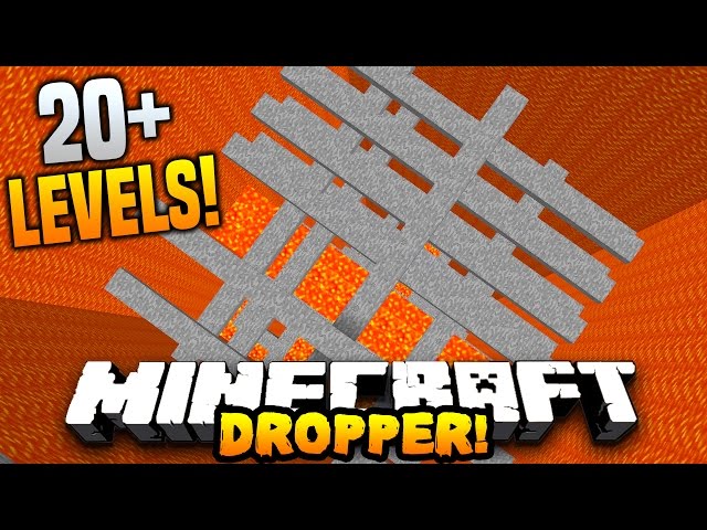 Minecraft LAVA DROPPER! (20 Levels of Death!) w/PrestonPlayz & MrWoofless