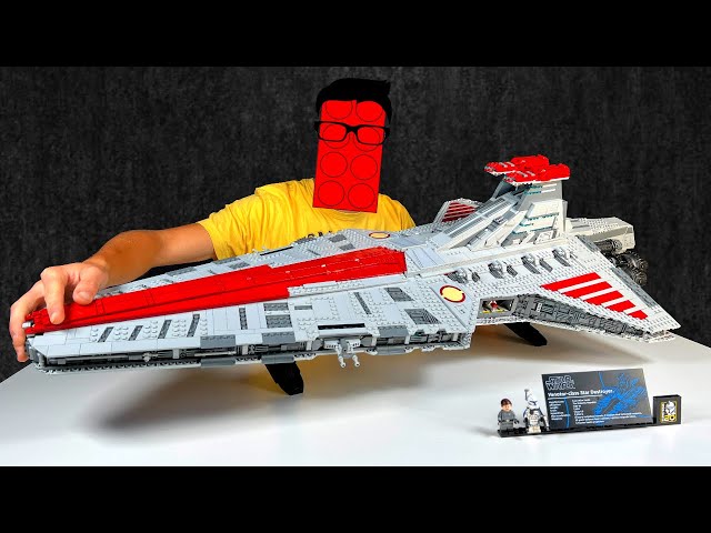 1 Meter Clone Wars für 650€: LEGO Star Wars 'Venator Sternenzerstörer' Review! | Set 75367