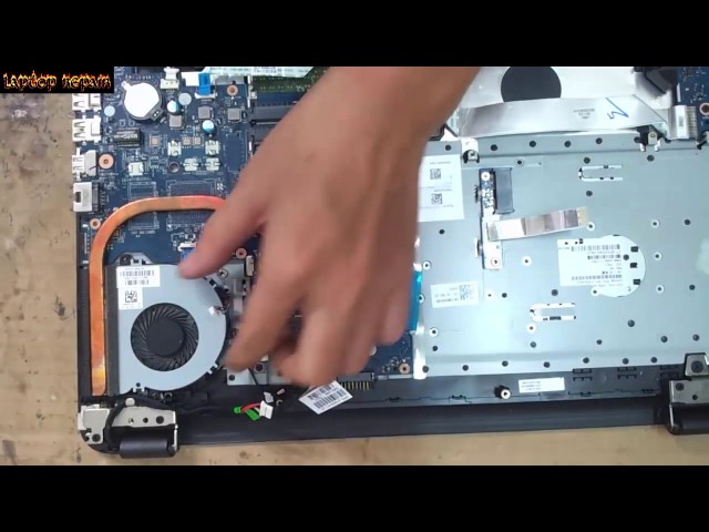 HP 15 AC183TU    Disassembly and fan cleaning -  laptop repair