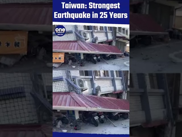 A 7.2 Magnitude Earthquake Hits Taiwan: At least four Lives Lost, Tsunami Warnings | #shorts