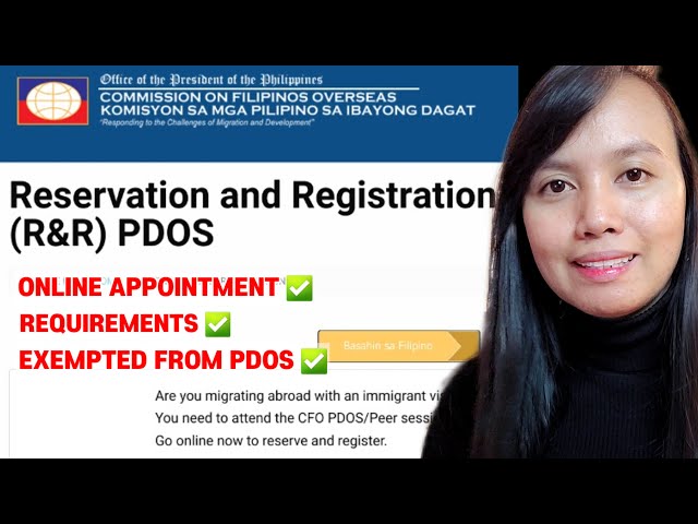 CFO PDOS RESERVATION & REGISTRATION | HOW TO MAKE AN APPOINTMENT ONLINE