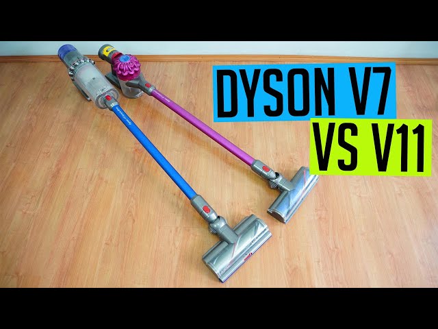 Dyson V7 vs. V11 Cordless Vacuum Comparison  [Test Results & Review]