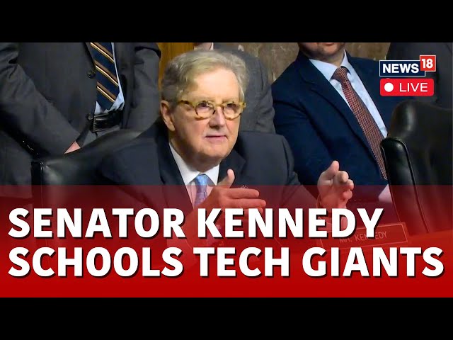Senator Kennedy News LIVE | Kennedy Grills Zuckerberg, Spiegel On Social Media In Judiciary | N18L