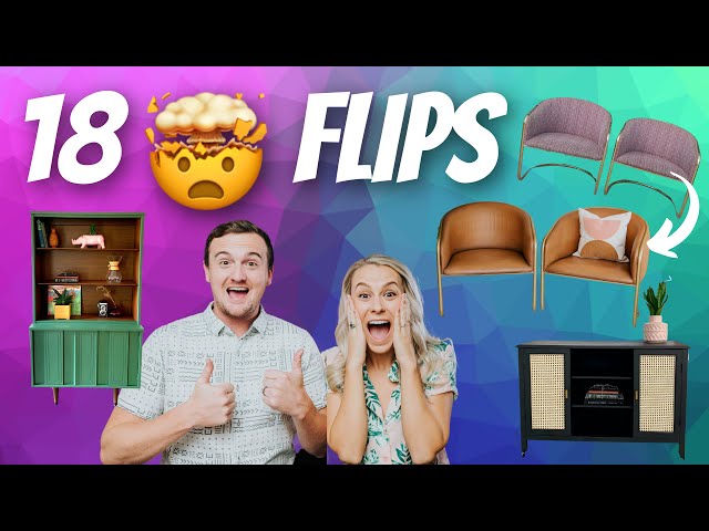 18 MIND BLOWING Furniture Flips 🤯 - Top Flipping Hacks 2021