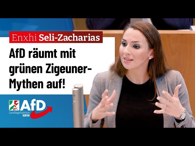 AfD räumt mit Zigeuner-Mythen auf! – Enxhi Seli-Zacharias (AfD)