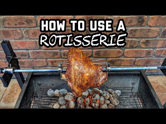 How to Use a Charcoal Spit/Rotisserie for Beginners